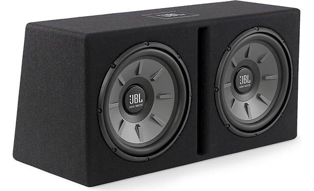 JBL STAGE 1220B Dual 12" 1000 Watts Max Subwoofers Mounted w/Por