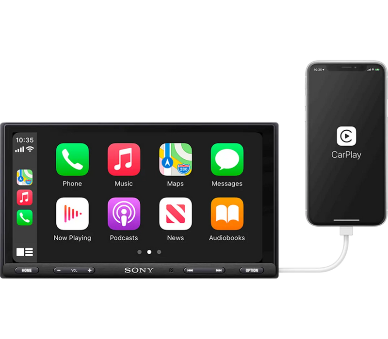 Sony 6.95” (17.6 cm) CarPlay/ Android Auto Media Receiver