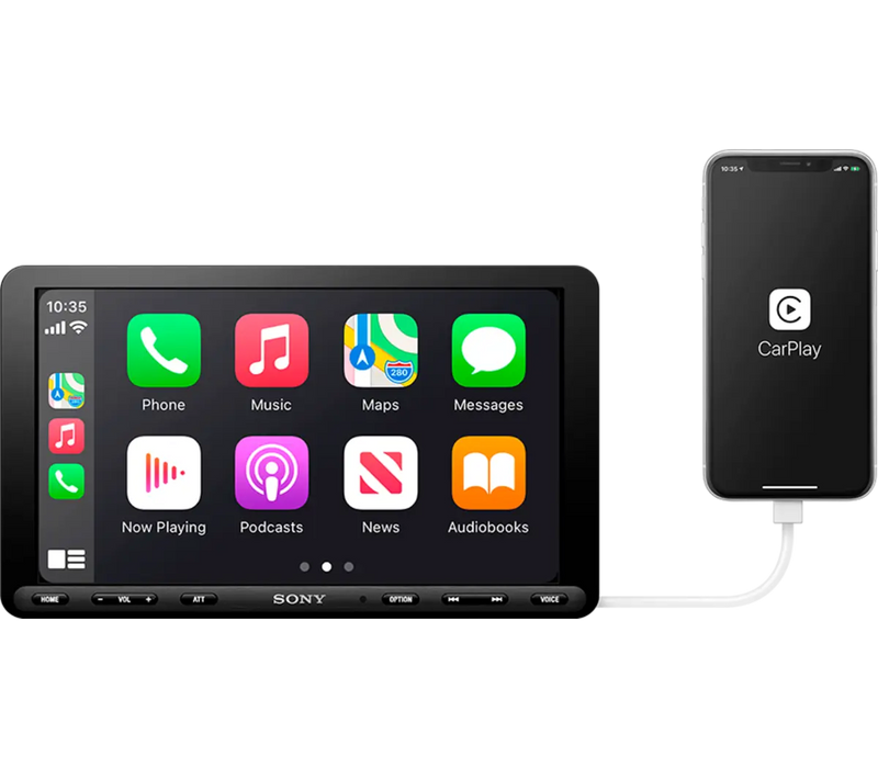 Sony 8.95” (22.7 cm) CarPlay/ Android Auto Media Receiver