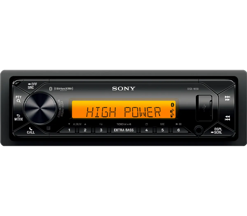 Sony High-power Marine Media Receiver with Bluetooth®