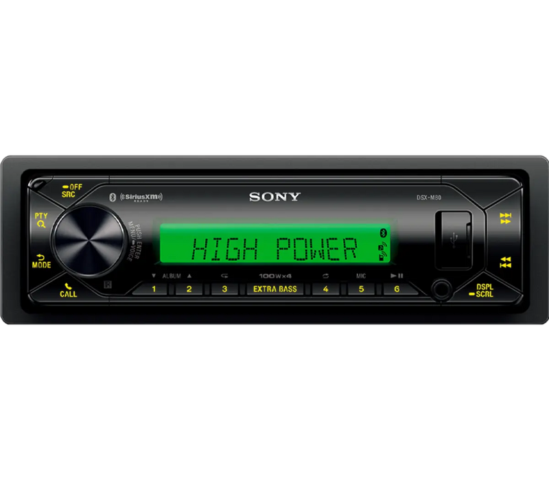 Sony High-power Marine Media Receiver with Bluetooth®