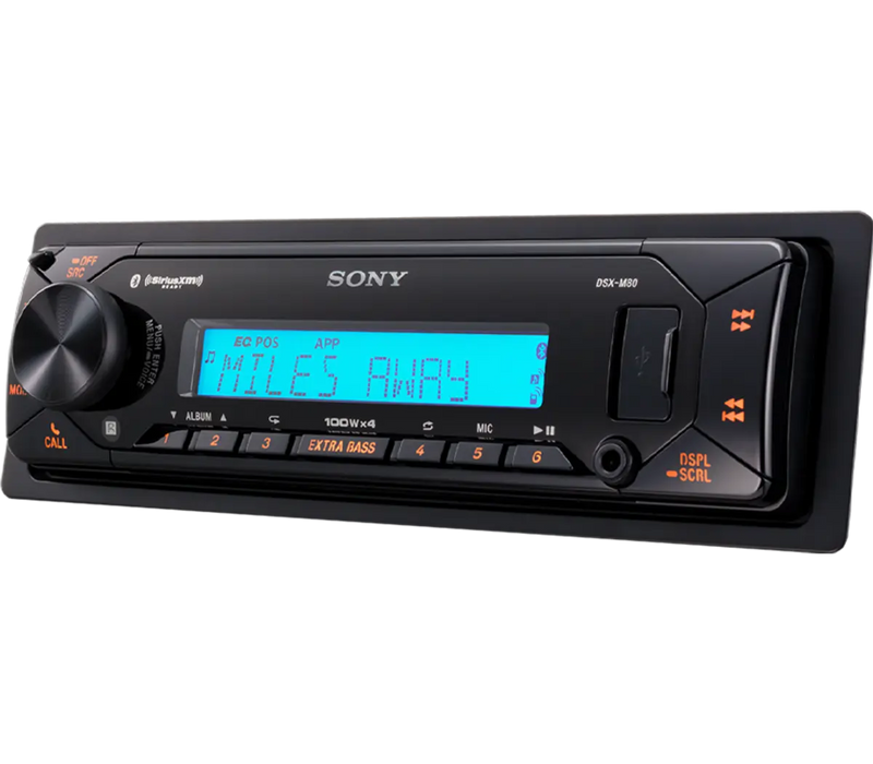 Sony High-power Marine Media Receiver with Bluetooth®